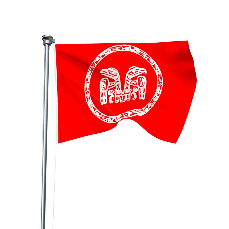 Gaslight Gatekeep Girlboss 5' x 3' Haida Indigenous Peoples of Canada Flag Banner 150cm x 90cm