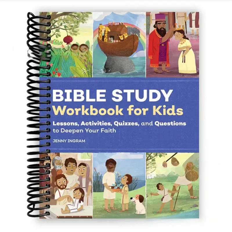 Study Workbook for Kids Spiral Binding Book Manual