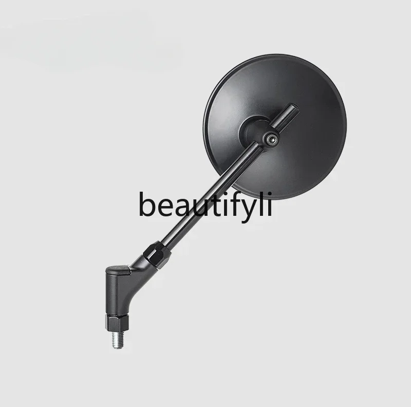 مرآة الرؤية الخلفية للدراجة النارية s23 AT2 مستديرة بزاوية واسعة عاكسة للضوء مناسبة للكهرباء