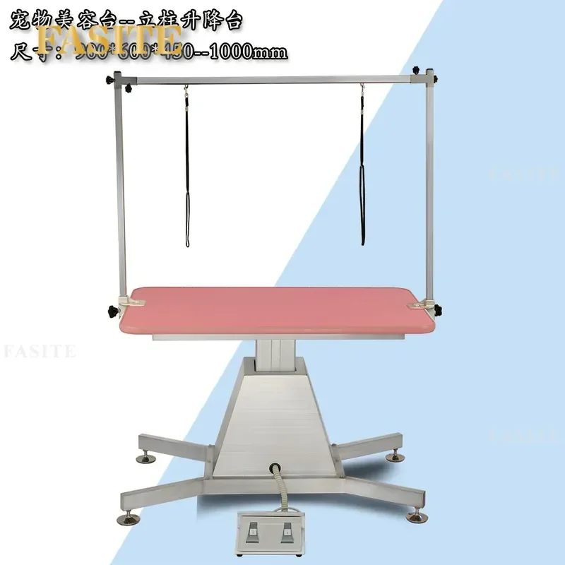 For Pet Grooming Table Electric Lifting Dog Cat Hair Trimming Dryer Modeling Station Adjustable Height Fixed Design