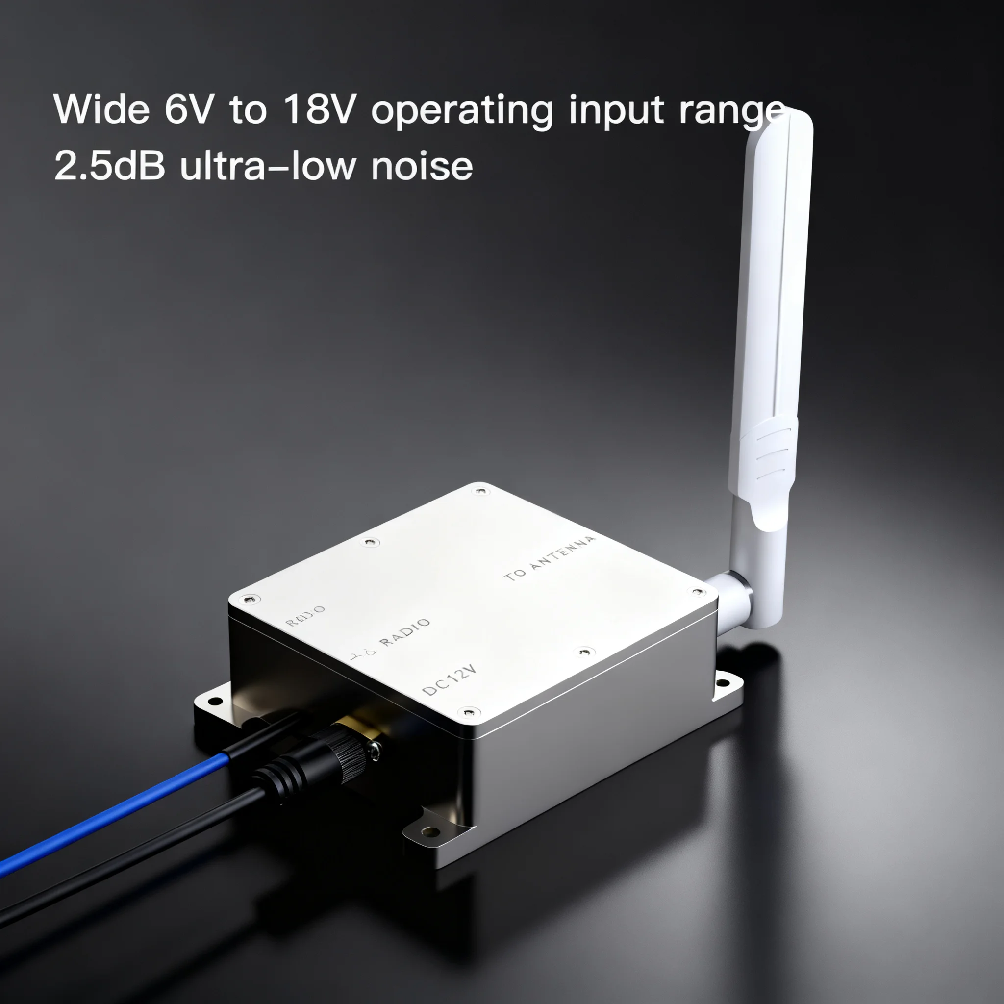 5.8GHz 5W WiFi Amplifier, 5150-5850MHz AB028 Wireless Signal Booster & Range Expander