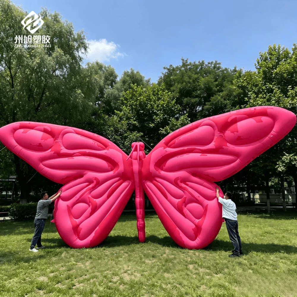 Inflatable butterflies, suitable for use in art exhibitions and photo spots in shopping malls, as well as for wall decoration.