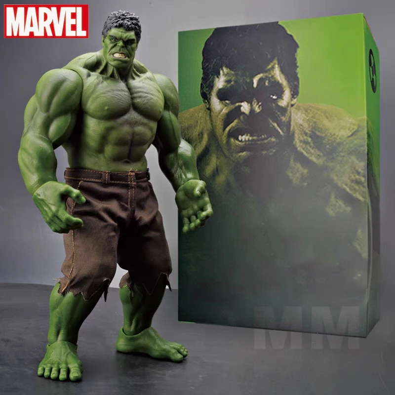 

28/42cm Marvel Hulk Action Figures Anime Characters Desktop Ornaments Large Hulk Doll Model Collection Toys Birthday Xmas Gift