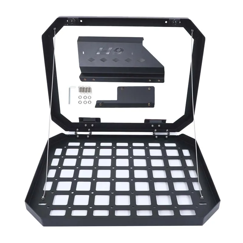 ل Haval H9 2024 + سبائك الألومنيوم صندوق السيارة درع خارجي متعدد الوظائف سلة التخزين اكسسوارات السيارات الخارجية #3