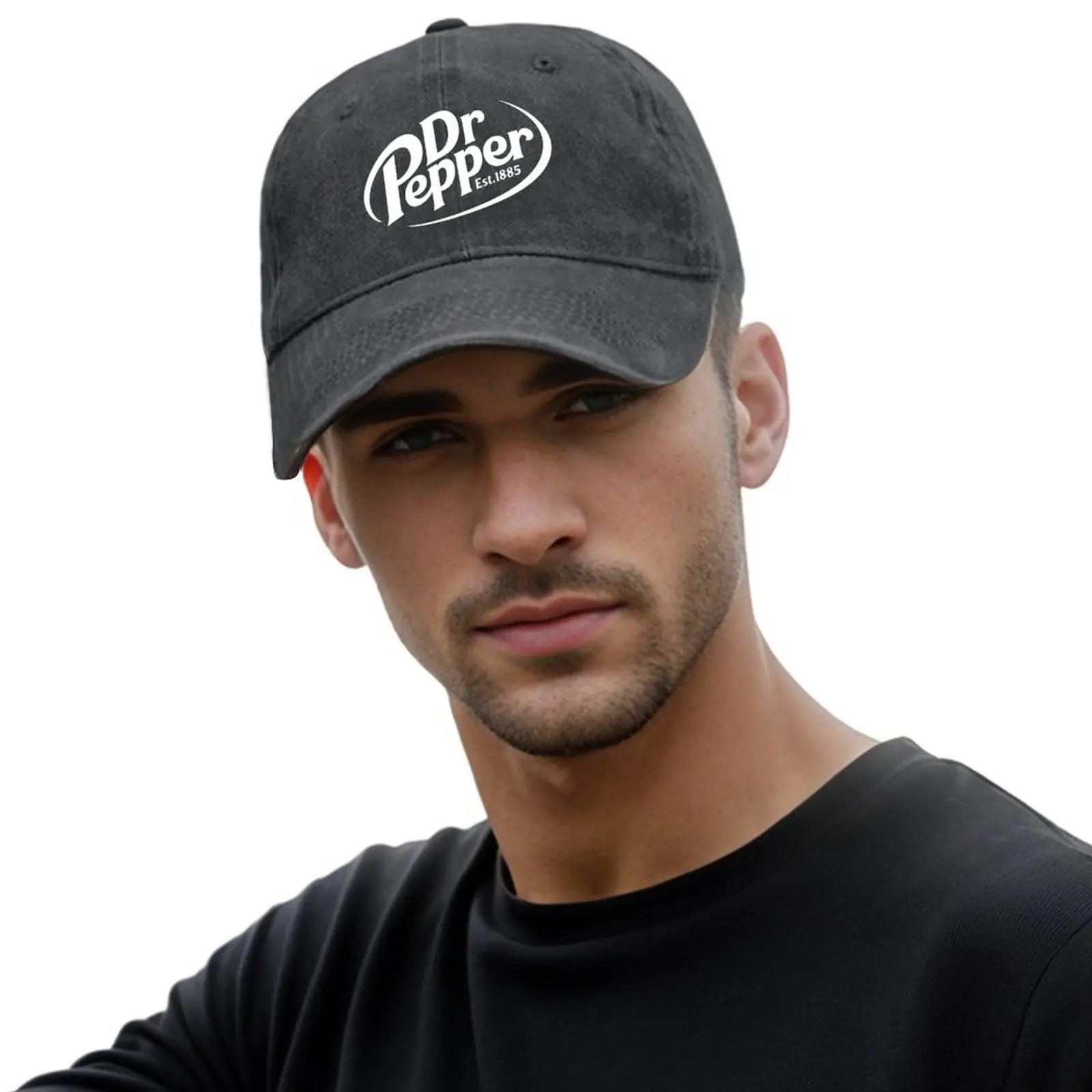 Dr Pepper Soda Baseball Cap sun caps Fishing cap golf hat genuine Sunscreen Men Women's