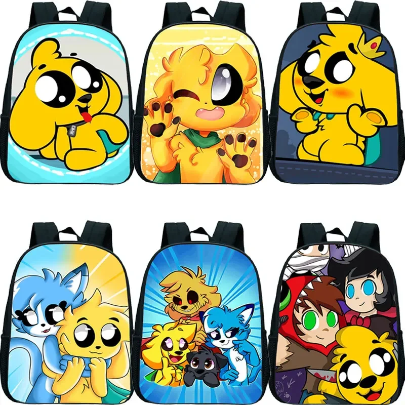 Mochila Compadretes Mikecrack, mochila impermeable para guardería, mochila de juego de dibujos animados, mochilas escolares para niños, mochilas de Anime para niños