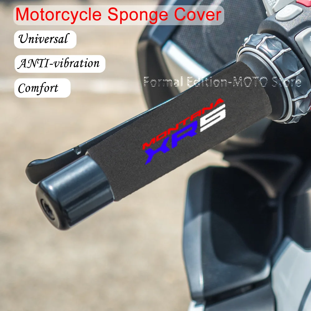 

Sponge Grip for Macbor Montana XR5 500 -2023 Shockproof Motorcycle Grip Cover Non-slip Handlebar Grip Sponge Cover