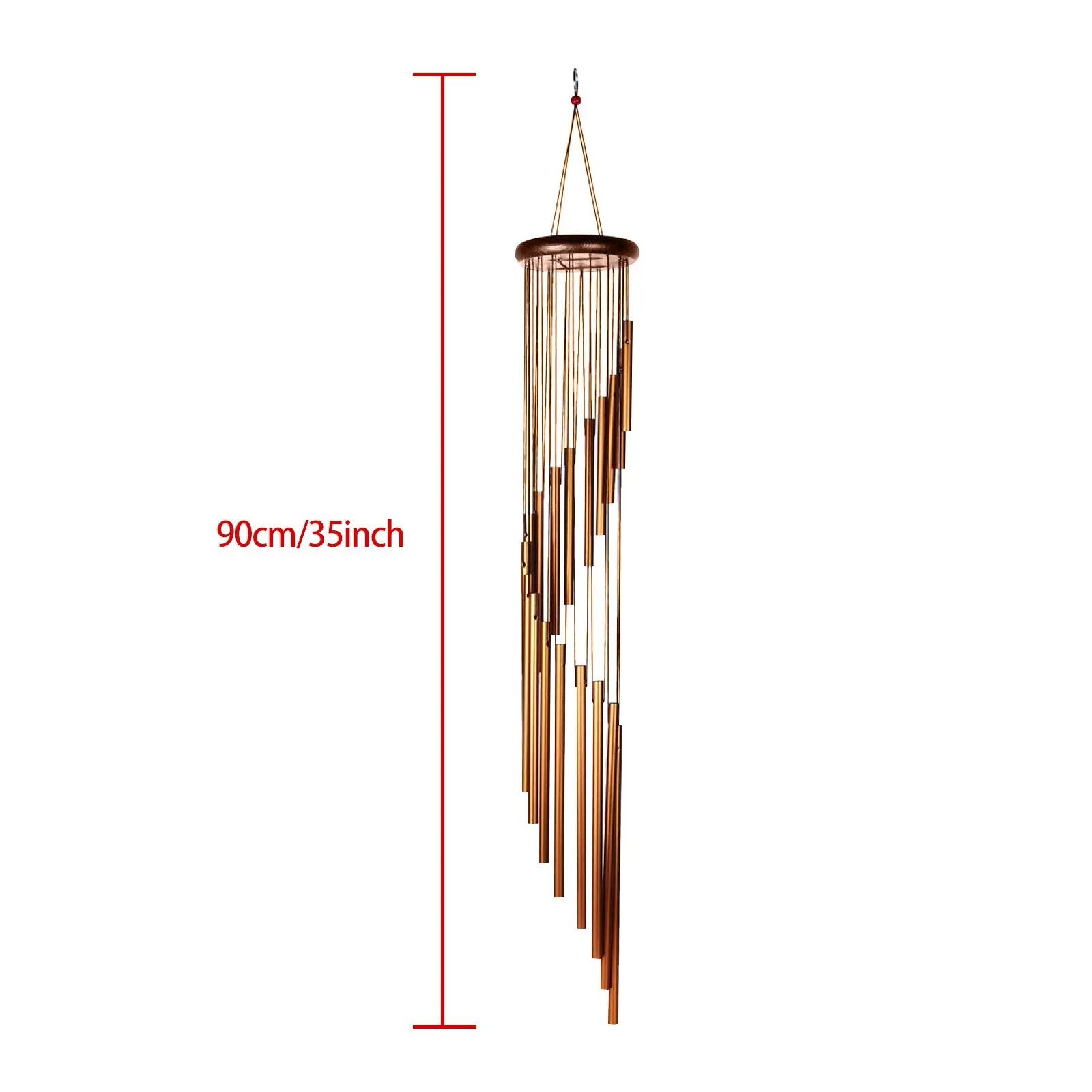 Aluminum Tube Musical Wind Chimes Unique Hanging Turtle Wind Chimes Metal Garden Decoration Pendant Outdoor Condolence Bell