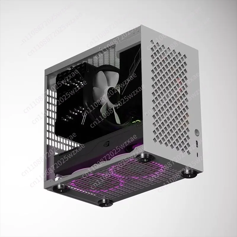 

Двухцветный портативный корпус Ss30 Ss31 40 Side Through, высококачественный ITX-корпус, компактный малогабаритный корпус SFX