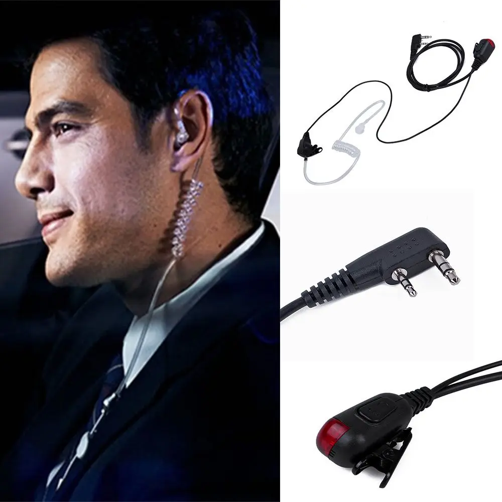 

New Arrival New Talkie Talkabout Radio 2 Pin Earpiece FBI Style Earphone Headset