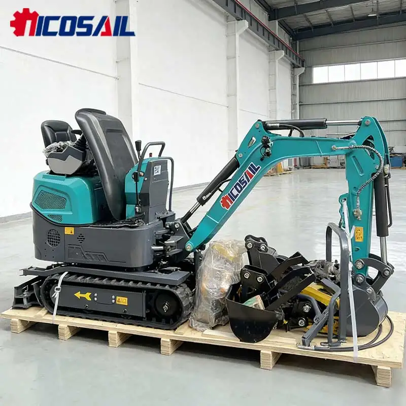 

1.2Ton Mini Bagger Zero Tail Swing Compact Design For Narrow Space Construction And Trenching Work