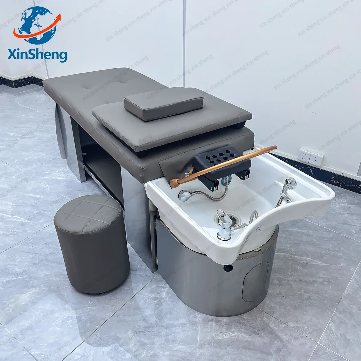 

XinSheng Hair Wash & Head SPA Fumigation Shampoo Bed Beauty Salon Massage Table Massage Beds Barber Shop Commercial Furniture