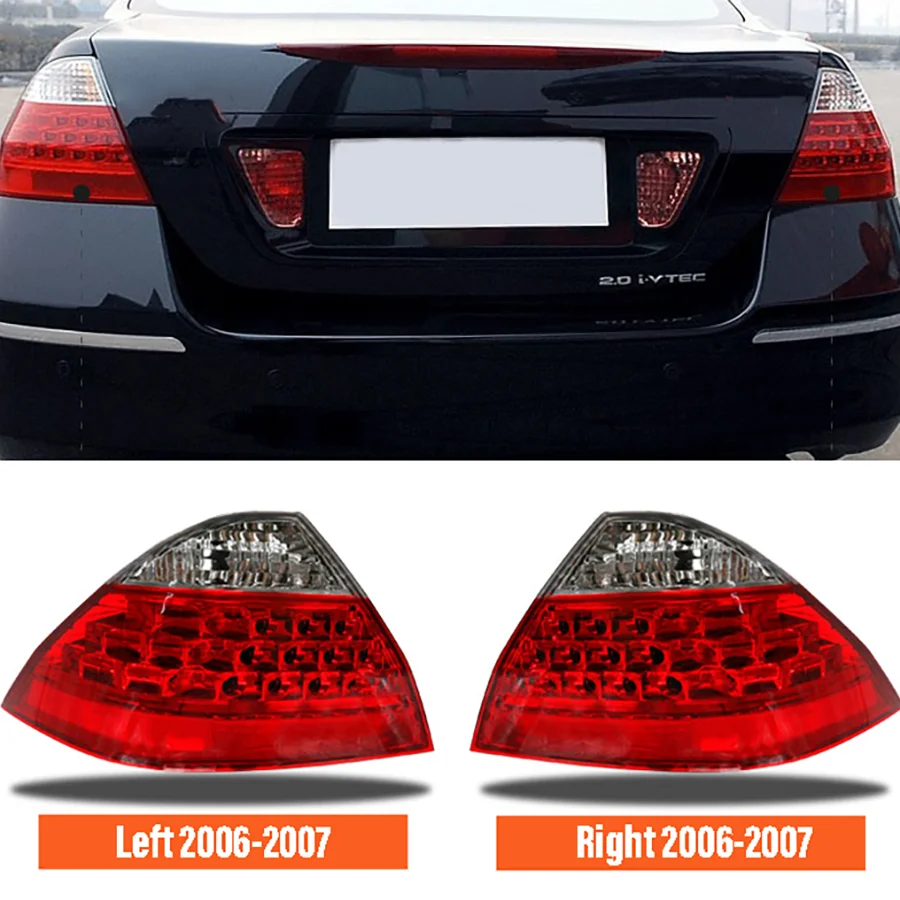 

Wooeight Tail Light Rear Brake Parking Reverse Signal Fog Lamp Car Accessories Left/Right Parts For Honda Accord 7th 2006 2007