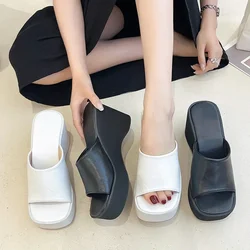 Women's mule sandals with thick soles 2024 new summer slippers women's fashion sandals open toe women's shoes