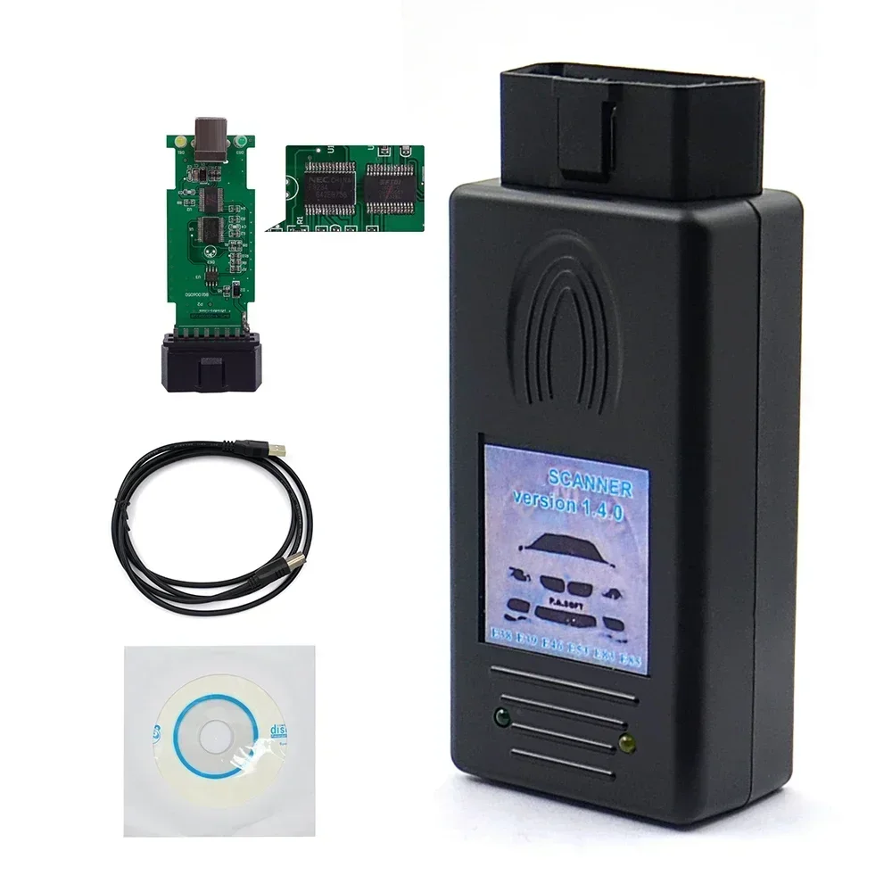 Latest Top Quality for BMW SCANNER 1.4.0 Diagnostic Scanner OBD2 Code Reader for BMW 1.4 USB Auto Diagnostic Tool high quality