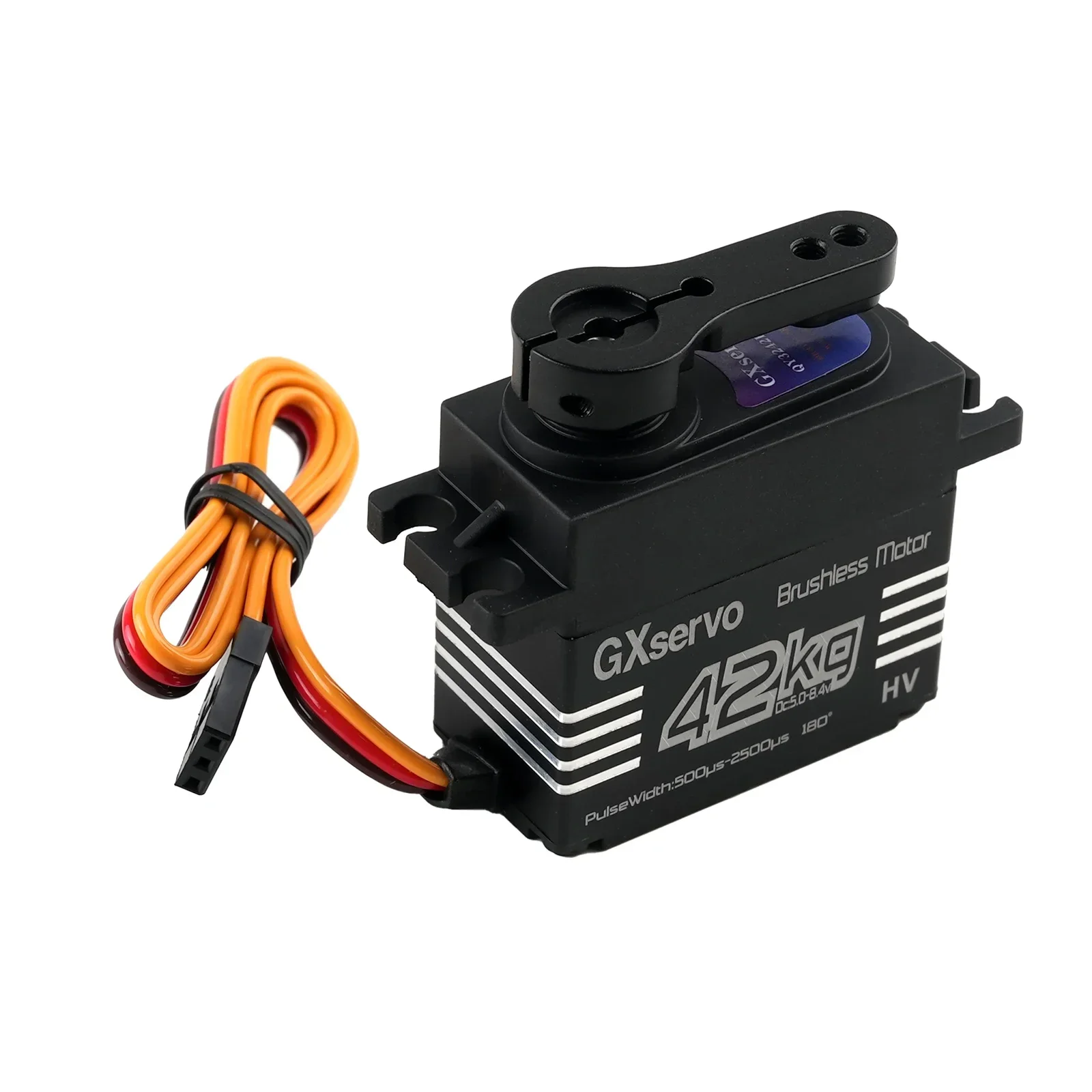 42kg.cm High Torque Digital Brushless Servo 6.0V-8.4V Metal Gear 180/270 Degree Controllable for 1/8 1/10 RC Crawler Robot DIY
