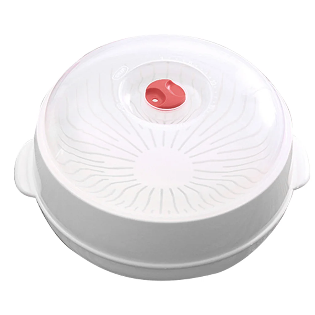 

Microwave Steamer Steaming Plate Plastic Food Dumplings Steamed Container Potato Household Cookware Practical Fish Cooking