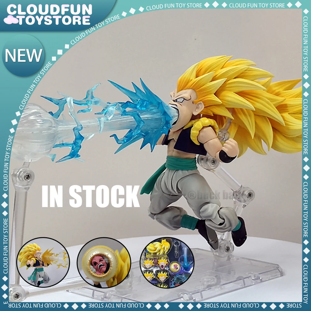 Dragon Ball Accessories 3 Heads Gotenks Accessories Gotenks Naughty Ssj3 Yellow Hair Gotenks Special Effects Toy Christmas Gifts