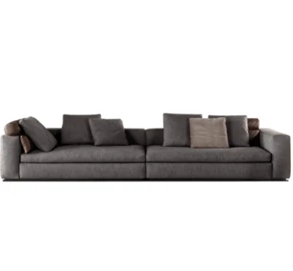 

Modern Solid Wood Frame Sectional Sofa Living Room Furniture L Shape Velvet Fabric Couch Living Room Sofas