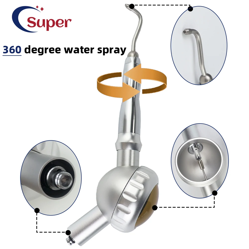 

Dental Air Polishing Prophy Air Flow Teeth Cleaning fit PTL Quick Connector Dentists Polisher Tools