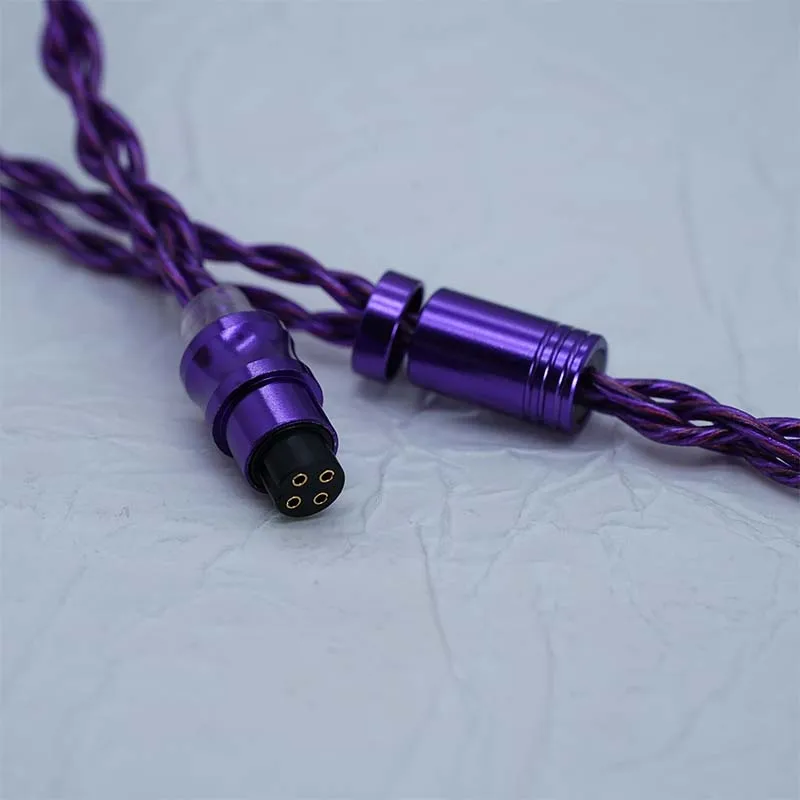 ZiSin-29 4-Core DIY Litz Earphone Upgrade Cable With Modularity IE900 2PIN MMCX 4PIN XLR For M5 Olina Fudu DZ4 Quintet F1 Pro