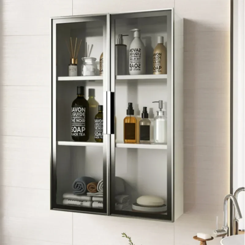 Hanging Storage Cabinets Space Saving Minature Narrow Aesthetic Bathroom Glass Kitchen Meuble De Rangement Furniture