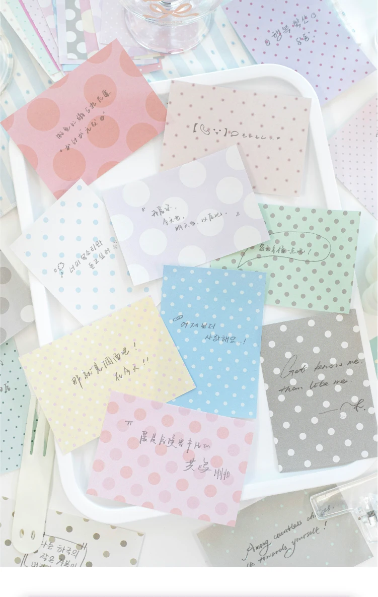 Journal GO 200 Seiten Punktemuster und Zucker-Motiv Notizbuch Niedliches Polka-Dot-Muster Dekoratives Papierblock für Journaling und Scrapbooking – Detail 2