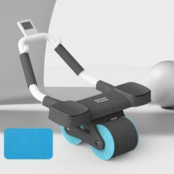 Automatic Rebound Belly Wheels with LED Digital Counter, Muscle Stretch Roller, Abdominal Trainer, New Design