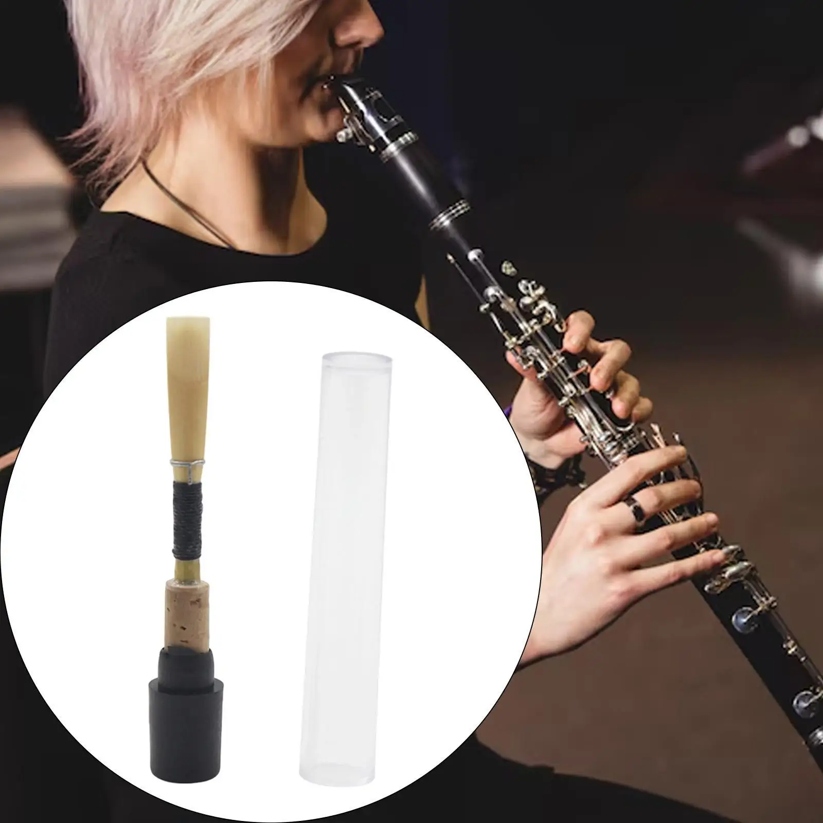Aloe Vera Oboe Reeds Handmade Medium Soft Instrument Parts for Wind Instrument Repair and Oboist Gifts