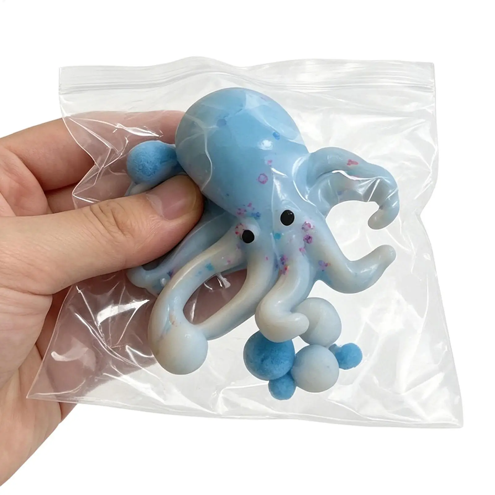 Squeeze Toy Relaxing Adorable Companion Squeeze Miniature Octopus Theme For Classroom Commuting Travel School PartyBoys Girls