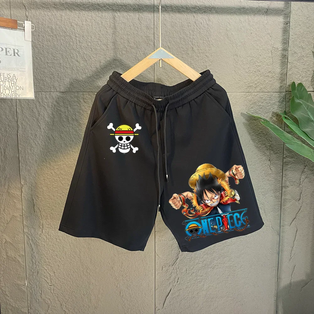 

Men's Shorts Anime One Piece Print Summer​​ New Women Hot-selling Casual Cotton Sports Pants High Quality Comfort Gym Y2k Shorts