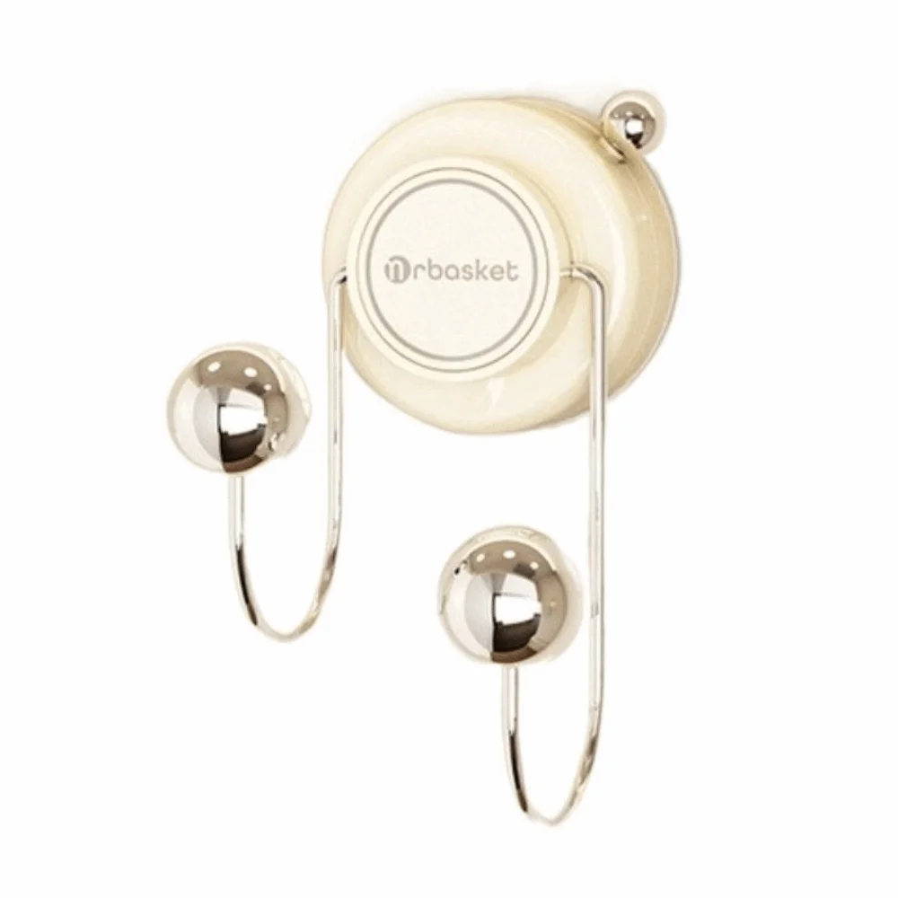 

Wall Hanging Suction Cup Hooks No-punch Double Hooks Coat Hanger INS Strong Load Bearing Clothes Storage Rack for Door Rear