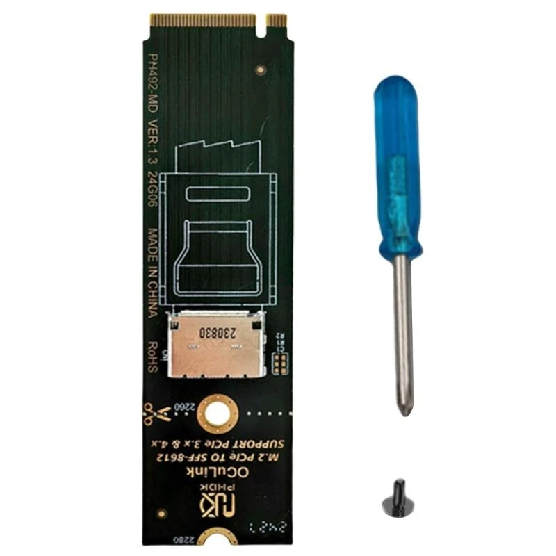 462E Fast PCle to SFF 8612 Adapter Card for NVMe Disk Support SFF8611 SFF8612