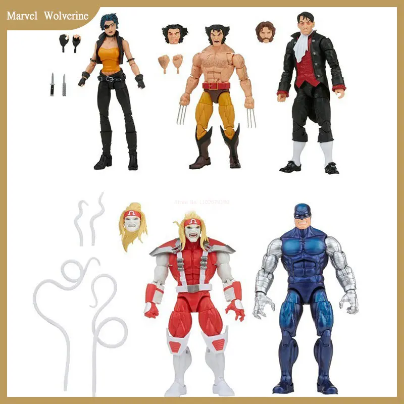 

Фигурка героя Marvel Legends Wolverine из пяти человек, иллюзия Master Red Omega cybercalготовы, Коллекционная модель, искусственные подарки