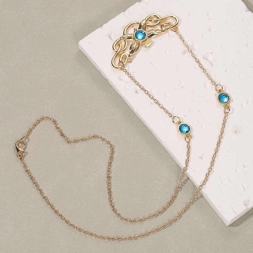 بضائع أفلام وتلفزيون أوروبية وأمريكية مشهورة بما في ذلك قلادة Elf King المجوهرات ذات الطراز الحلو والرائع #4