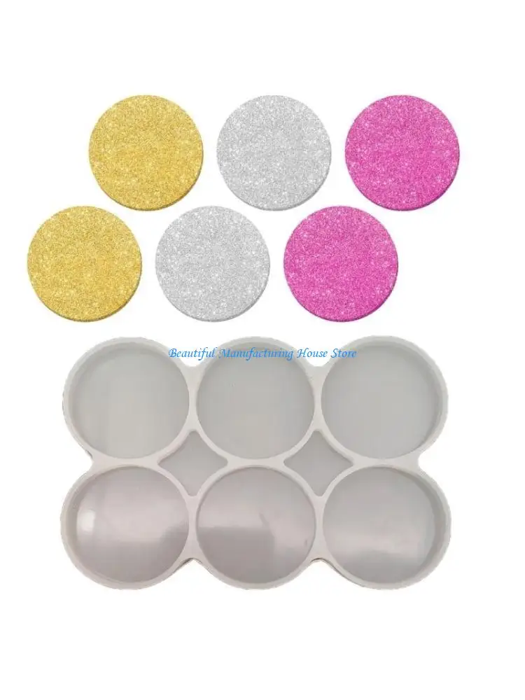 

E56A Round Silicone Mold Handmade Jewelry Molds Jewelry Making Molds Round Drop Mold DIY Supplies for Hand-Making Crafts