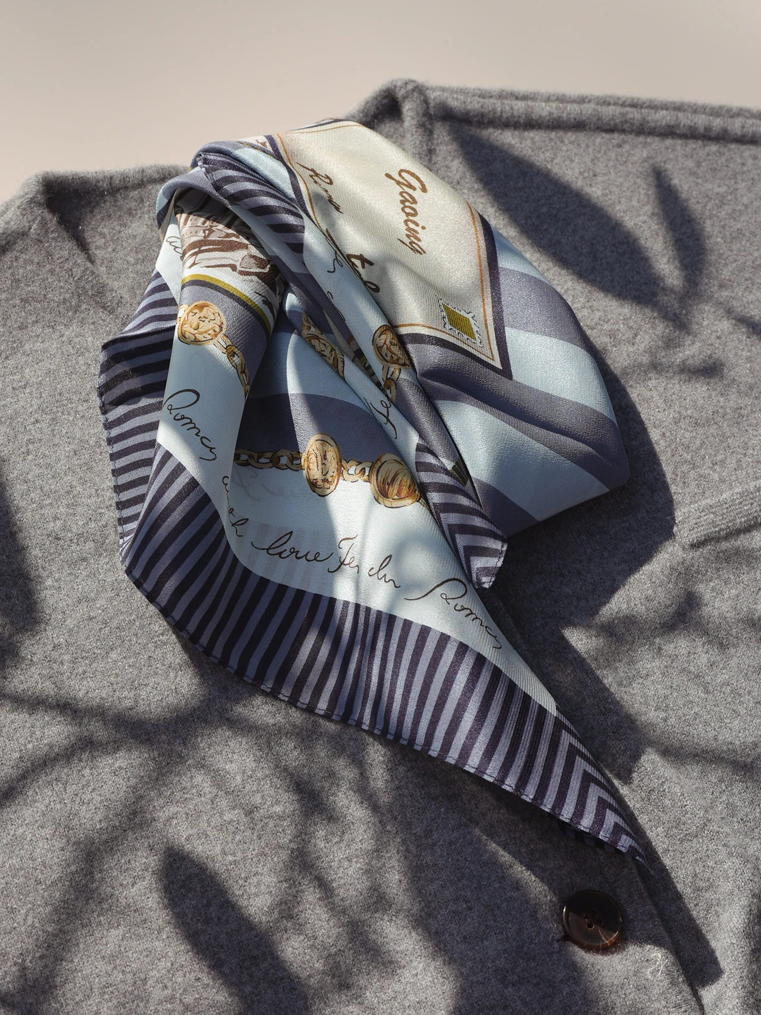 gotan-postal-time-silk-scarf-spring-summer-healing-white-business-commuting-neck-scarf-for-women-british-style-geometric-pattern