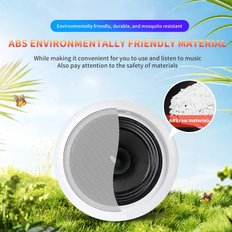 Oupushi fixed pressure suction top horn ceiling ceiling sound background music speaker public broadcast fire embedded sound