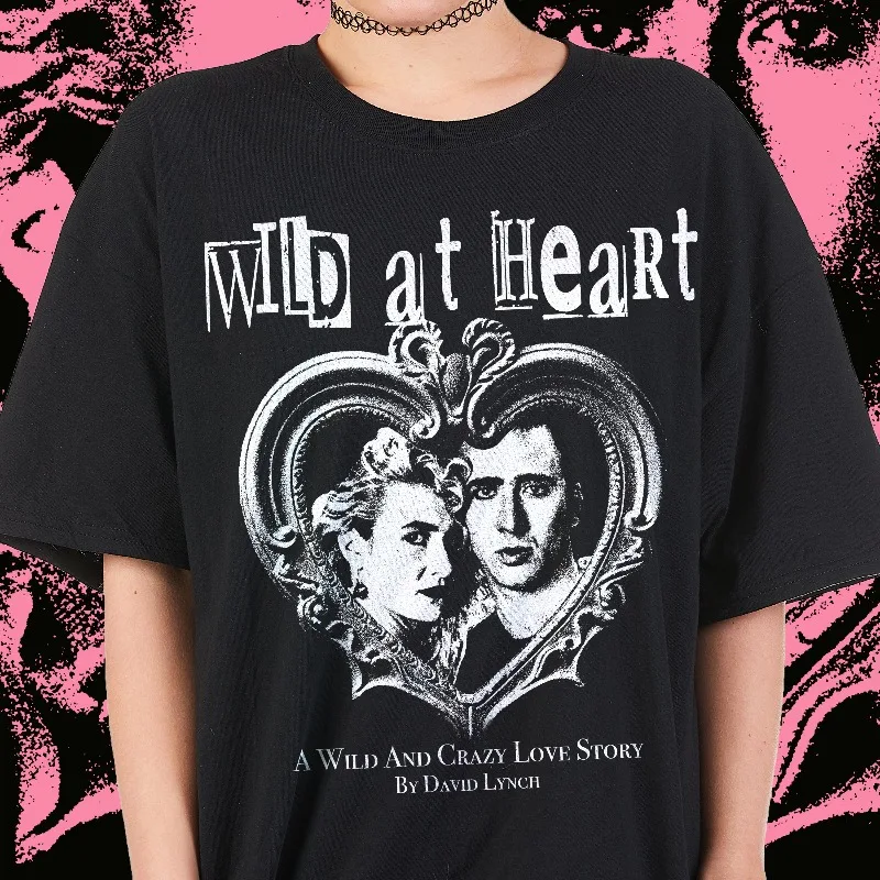 Camiseta Vintage Wild At Heart de David Lynch y Nicolas Cage, camiseta clásica de película de verano para hombres y mujeres