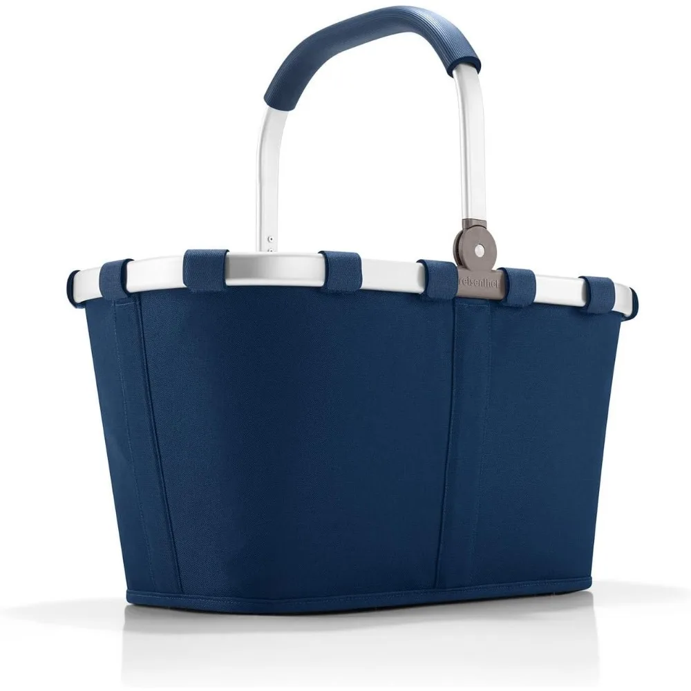 carrybag dark blue - Sturdy shopping basket with plenty of storage space and practical inner pocket