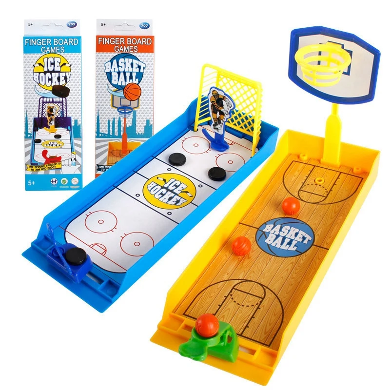 Funny Basketball Child Intellectual Interactive Desktop Ejection Assembled Mini Football Hockey Golf Game Finger Toys