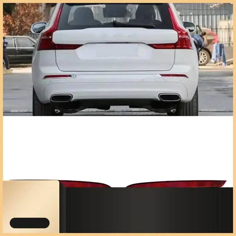 Rear Bumper Reflector Trim Lamp For Volvo XC60 2018-2023 Brake Reflector Warning Lights Plate-N30R