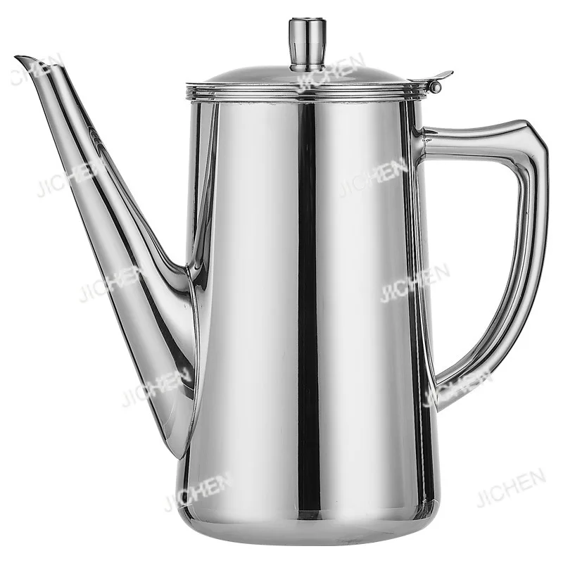 

Коммерческий охлаждающий кувшин из нержавеющей стали 304, утолщенная бытовая кастрюля большой емкости для сока, бобов, с лопаткой для перемешивания