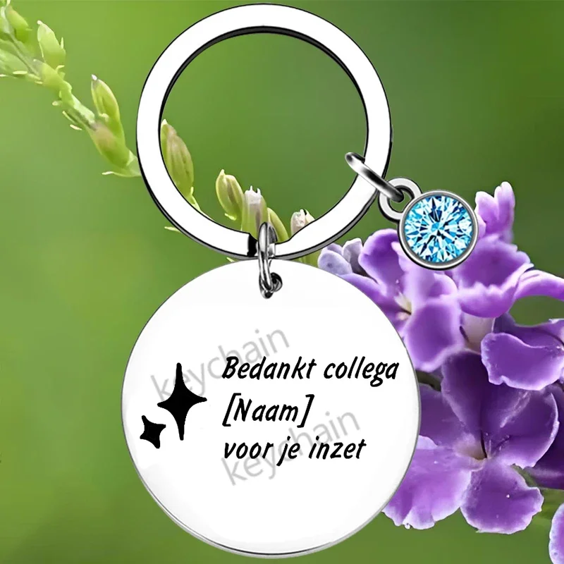 Dutch Coworkers Farewell Gifts keychain Leaving Going Away Gift for Boss Coworker Leader Colleague Friends