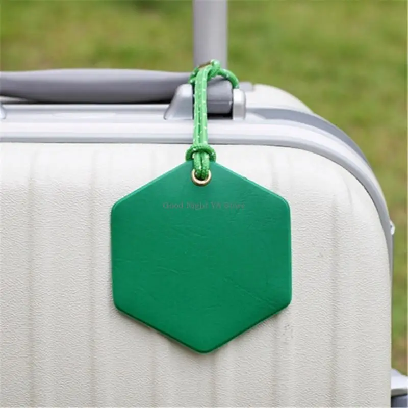 Round Travel Luggage Label Hanging Label Suitcase Identifier With Name Card
