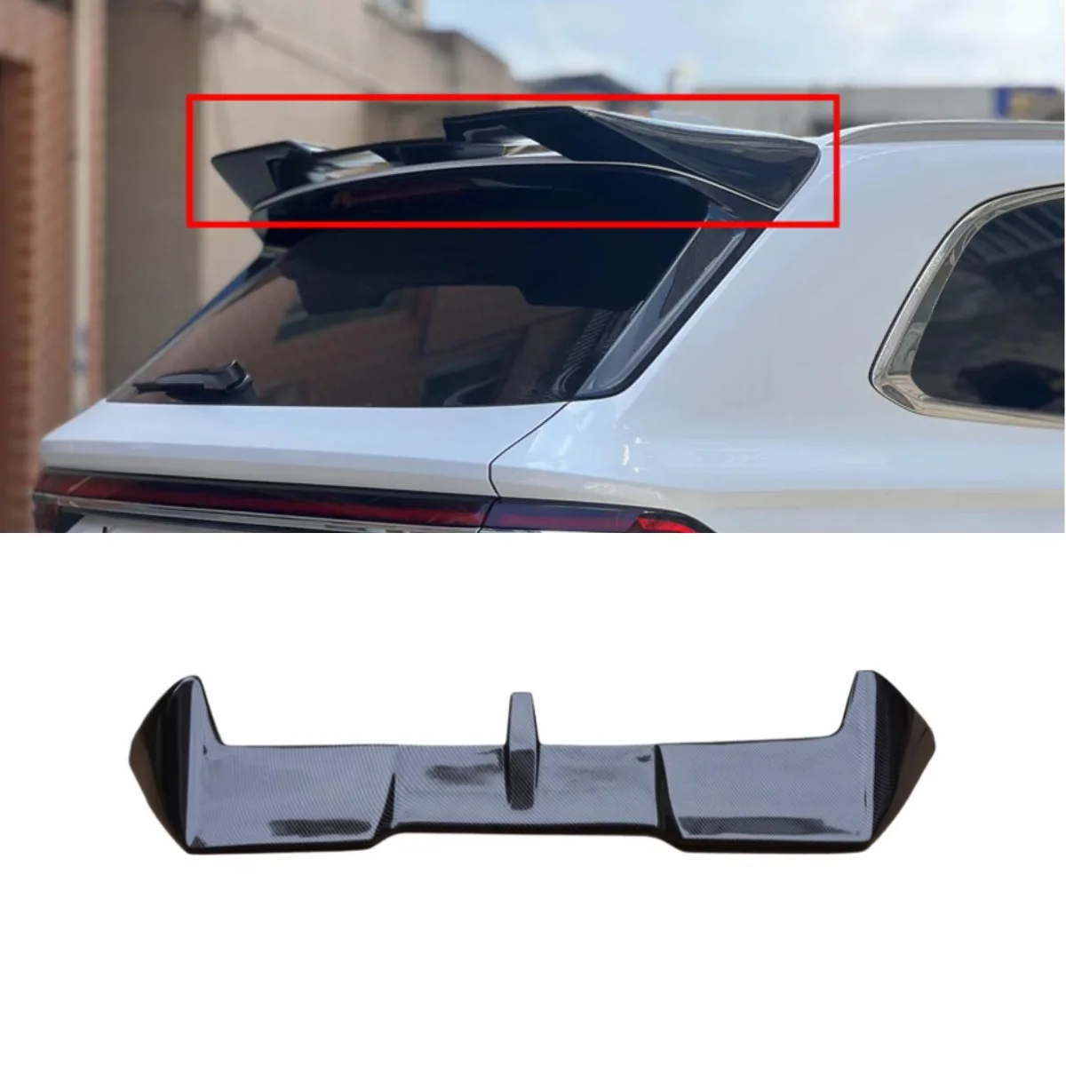 Rear Trunk Spoiler Wing Rear Spoiler Rear Roof Wing Body Kit For Geely Monjaro L 2021-2025 Car Accessorie