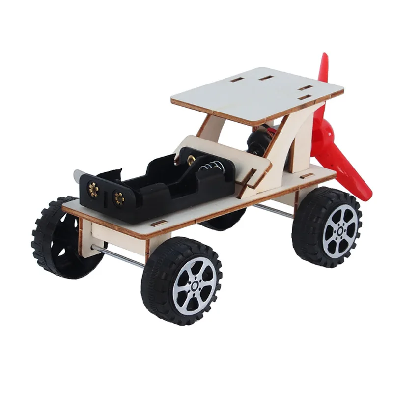 DIY Wind Off-road Vehicle Car DIY Science Experiment Kit & Education Model Toy For Children Gift Toy Project G58