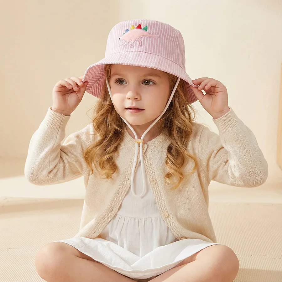 3-10 Jahre Baby Fischerhut Frühling-Herbst Leichter Kinder-Sonnenhut Sommer Damen Sonnenschutz-Hut Baby Sonnenschirm-Hut