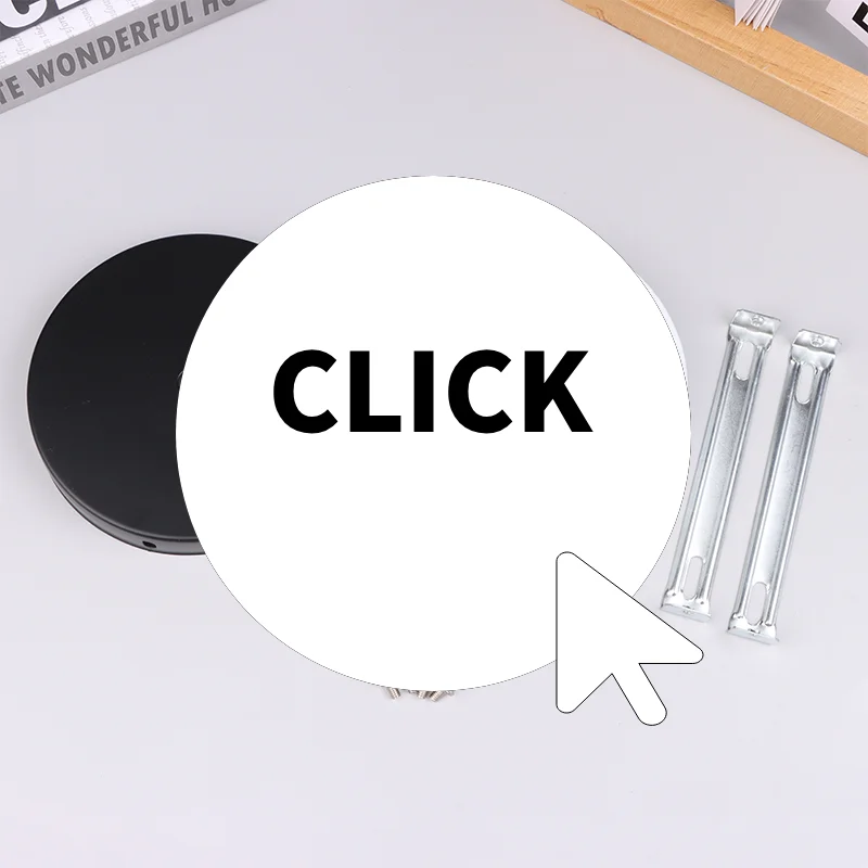 

Hanging Chandelier Lamp Plate Metal Ceiling Fixed Chassis Wall Base Accessories 12cm DIY Retro Pendant Light Tools