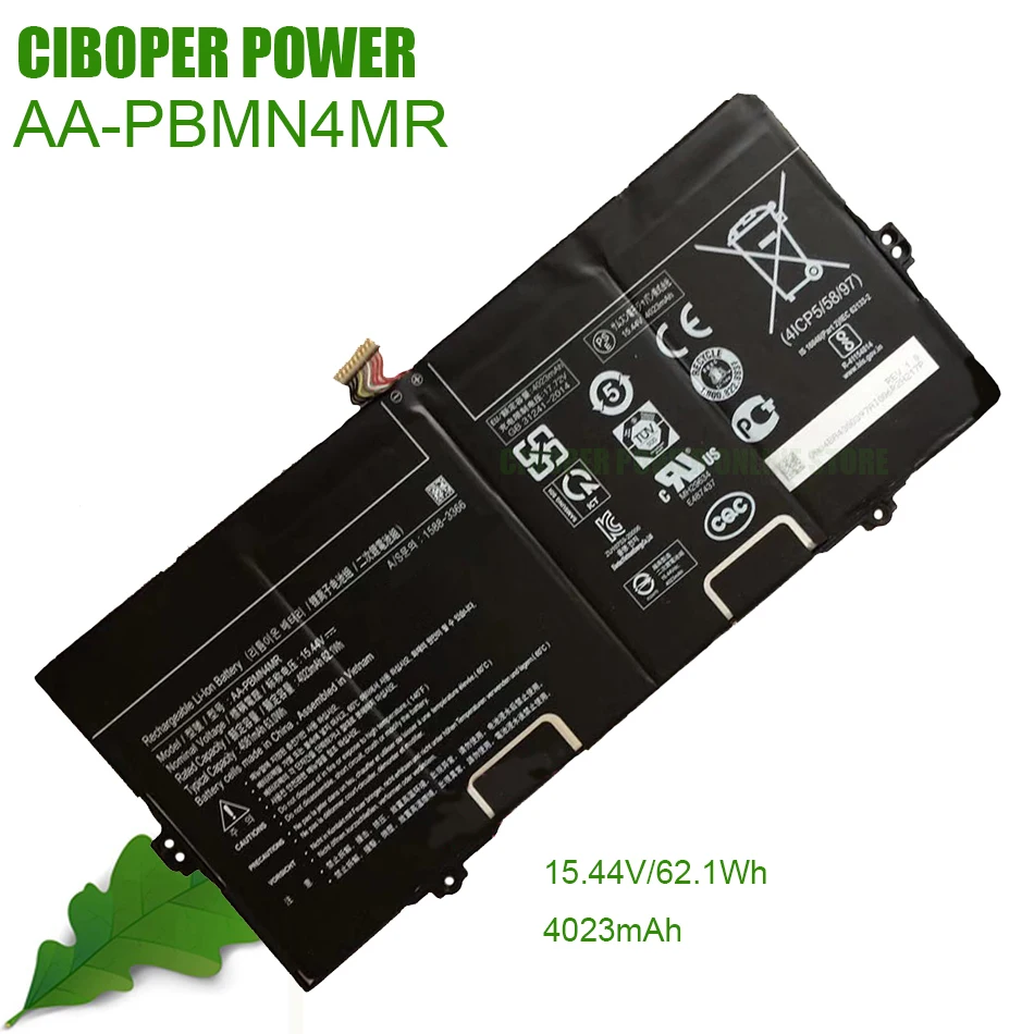 CP Laptop Battery AA-PBMN4MR 15.44V/4023mAh, 62.1Wh For Galaxy Book Pro 360 13 Series
